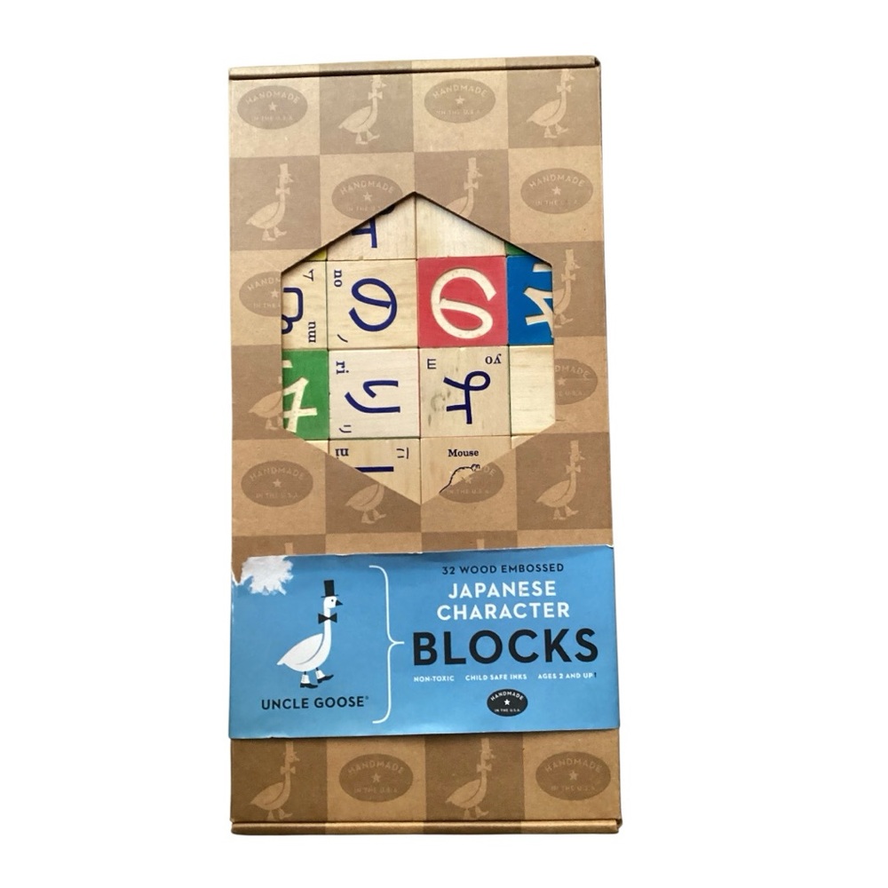 Japanese Character Blocks - Colorful Learning Set